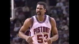 James Edwards - 20 Points & 2 Dunks vs. David Robinson (1990)