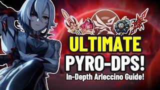 ARLECCHINO IS THE ULTIMATE DPS! | Arlecchino build guide - Talents, Artifacts, Weapons!