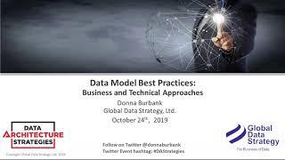 DAS Webinar: Data Modeling Best Practices – Business & Technical Approaches