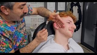 ASMR AMAZING RELAXING BEARD TRIMMING WITH ZAZA MACHINE AND SKIN CARE, HEAD MASSAGE