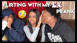 Flirting with my ex girlfriend prank FT Kween Kailah