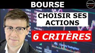 Bourse : Comment bien choisir ses actions ? (6 critères de stock picking)