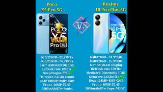 Poco X5 Pro VS Realme 10 Pro Plus।Realme 10 Pro+ vs Poco X5 Pro,#pocox5pro #poco#shorts#shortvideo