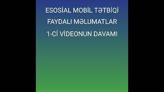 Esosial faydalı məlumatlar