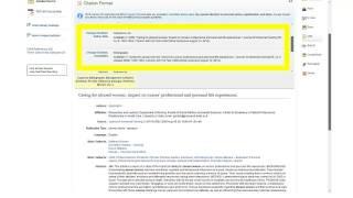 Citing Articles Using Chicago-Turabian Style