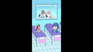 Baby Cyborg vs Baby mega man Bowser12345 #teentitansgo #cyborg #megaman  #shorts