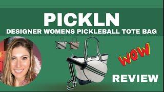 Exciting REVIEW of the PICKLN Designer Women's Pickleball Tote Bag!