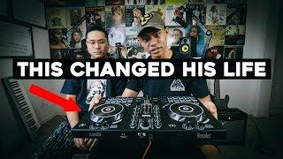 Today I changed my cousins life | How to be a DJ