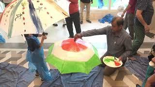 NCI is celebrating ‘Foundation Month’. As part of this celebration, Umbrella Painting Workshop