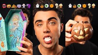 NEWBEST OF HALLOWEEN CANDY TIKTOKS !! EAT EMOTICONS IN ORDER