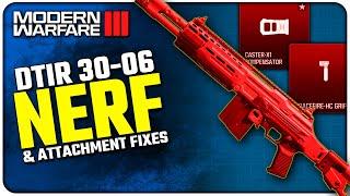 DTIR 30-06 Nerf, Bracefire-HC & Caster-X1 Fixes, and More! (MWIII Sep 24 Update)