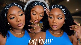 Curly Headband Wig from OQ Hair | Easy For Summer Outings | Tamara Renaye