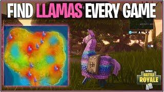 *NEW* Fortnite: HOW TO FIND A SUPPLY LLAMA EVERY GAME! | (All Spawn Locations)