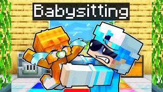 Babysitting OXY in Minecraft!