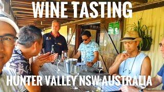 WINE TASTING AT THE WINERY||POKOLBIN NSW AUATRALIA