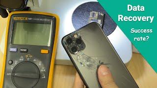 DATA RECOVERY from a heavy drop iPhone 【REPAIR CASE】