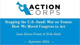 Vermont Humanities: Snapshot - Ending the US/Saudi War on Yemen 9/18/24