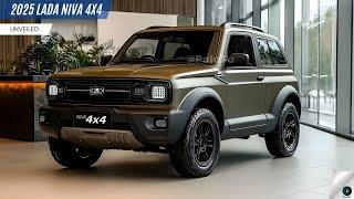 Новый 2025 Lada Niva 4x4 открыт - переработанная версия легендарной Lada Niva 4x4!