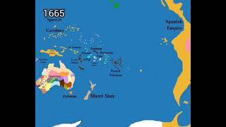 Die Grenzen und Territorien Ozeaniens 1500 - 2021