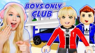 I FOUND A BOYS ONLY CLUB IN BROOKHAVEN SO I WENT UNDERCOVER! (ROBLOX BROOKHAVEN RP)