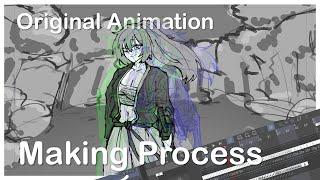 [Speed Painting] Samurai fight original animation - Making film