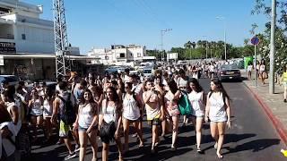 תהלוכת סיום שנה - שכבה יב' - מחזור כ"א תיכון בגין ראש העין