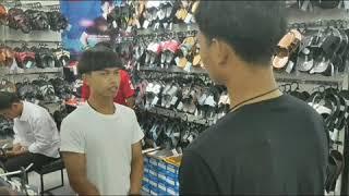 Buying at the mall - shoes and shirt Surin Technical College