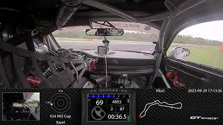 Porsche 992 GT3 Cup onboard Autodrom Most 1min35sec