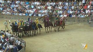  Palio of Siena August 16th, 2023, Oca | live on La7 . Commentary by Pierluigi Pardo ️