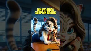 МИНУС НОГА  в нейросети #кот #мультик #cartoon #aiart #cats #dalle3 #aiart #юмор #жиза #мультик #ai