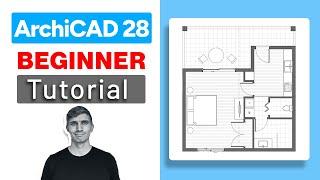 ArchiCAD 28: How to draw Floor plans in 20 minutes - Beginners workflow