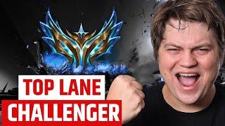 Der TRAUM von Challenger Top Lane wird wahr ?