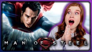 First time watching MAN OF STEEL | Movie Reaction!