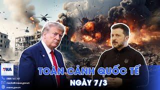 Toàn cảnh Quốc tế 7/3. Tổng thống Trump tung đòn chốt hạ với Ukraine; Hamas cảnh báo sát hại con tin