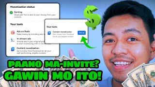 Paano Ma-Invite Sa Content Monetization Beta : New Update! #update #today #monetization #guide #fyp