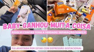 BEBÊ GANHOU DO CURSINHO DE GESTANTE | PORQUE TERMINEI MEU RELACIONAMENTO | ESTOU COM DEPRESSÃO 