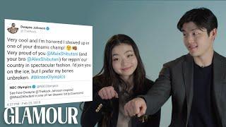 Olympians Maia and Alex Shibutani Respond to Their Fans' Tweets | Glamour