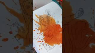  Saraswati maa drawing ️ bablu arts #saraswatimataa || जय मां सरस्वती ||   #sorts