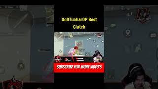@GoDTuaharOP Best 1v3 Clutch|GoDADYT vsGoDTusharOP #shorts #GoDPraveenYT #Viral shorts