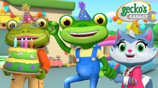 Gecko the Birthday Boy | Gecko's Garage | Trucks For Children | Cartoons For Kids