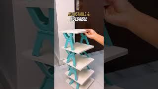 Corner Smart Foldable Shoes Shelf 5 Tier Shoe Rack