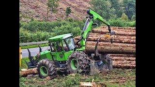 Equus 175 *CabView* • Skidder work • Langholz Rückung • Equus Logging • Forestwork 