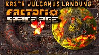 Erste Vulcanus Landung im Factorio Space Age DLC