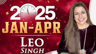  2025 Jan - Apr Leo (Singh) Horoscope | सिंह राशि जनवरी - अप्रैल 2025 राशिफल | Tarot Reading