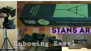 Unboxing of the Kurtzy Professional tripod display telescopic canvas stand by SANJIT ACHARYA