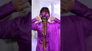 Party Wear Hairstyle  #hairstyle #viral #trending #hairtutorial #wedding #ytshorts #diy #makeup