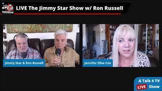 Jennifer Elise Cox @jenelisecox | Stan Zimmerman @zimmermanstan | @DrJimmyStar @RonRussellShow JSWTV