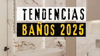 TENDENCIAS en BAÑOS 2025 Cerámicos - Revestimientos- Pisos - Muebles y más!!