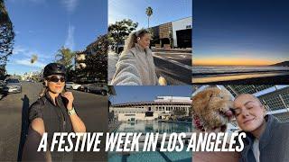 FESTIVE WEEK IN L.A |  completing a birthday triathalon, moving updates, wrapping up 2024