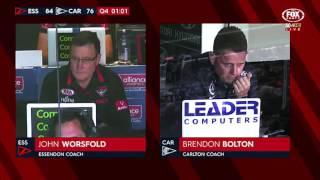 Final 2 minutes - Essendon v. Carlton - AFL Nation commentary - R20 2017